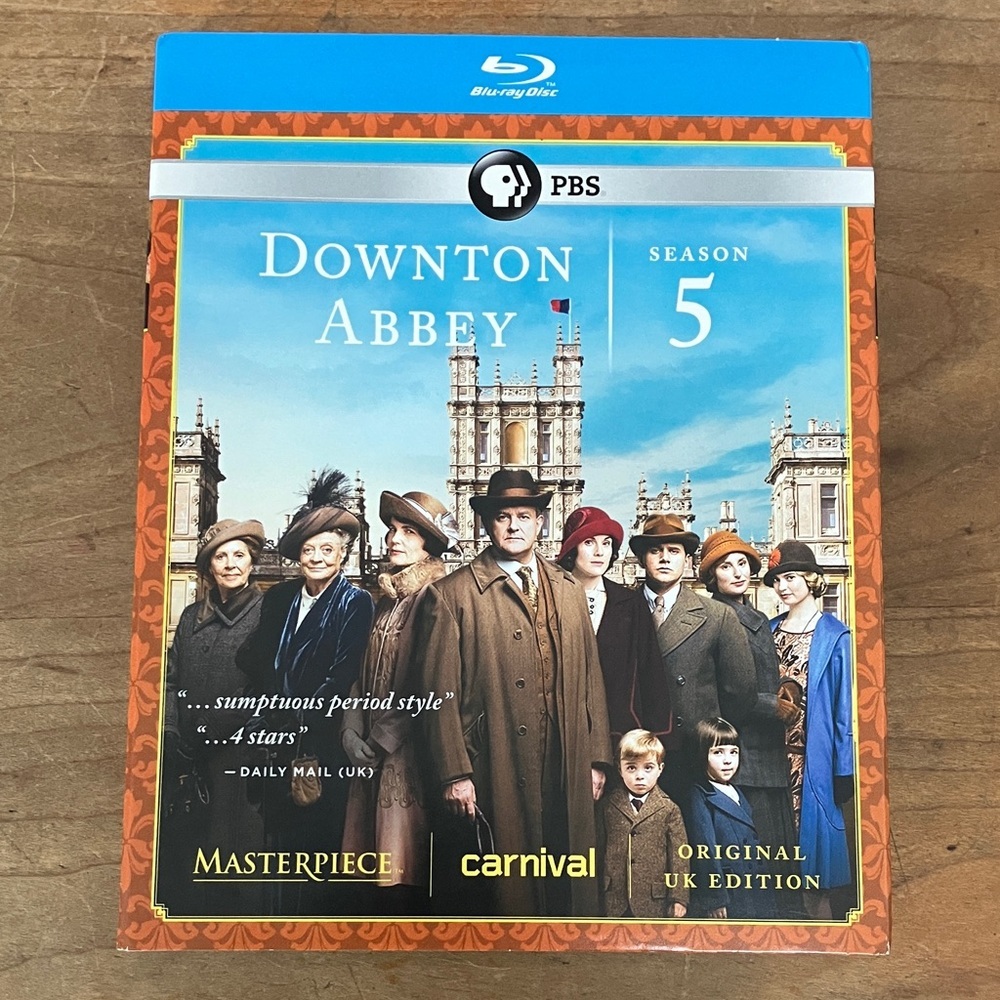 Downton Abbey Season 5 Blu-ray set by PBS - original UK edition